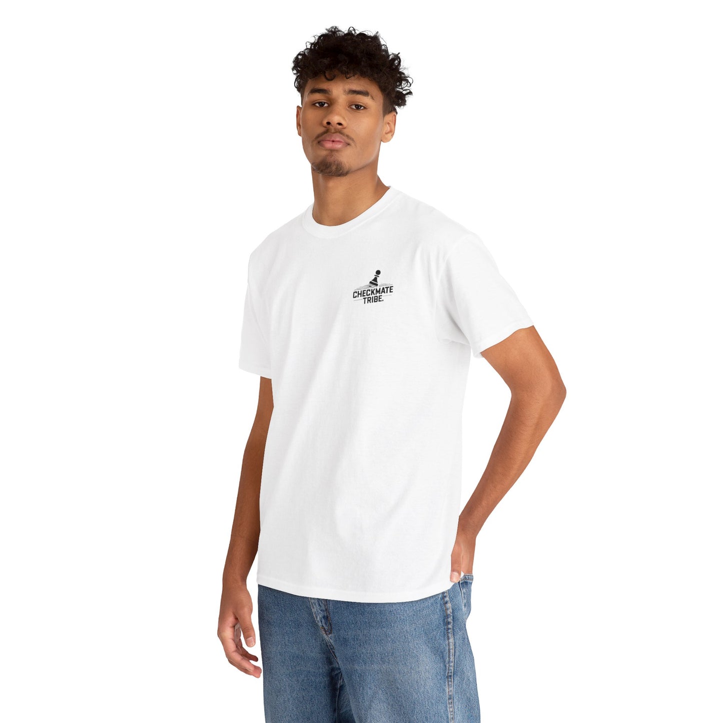 Checkmate tribe™- White Oversized Tee