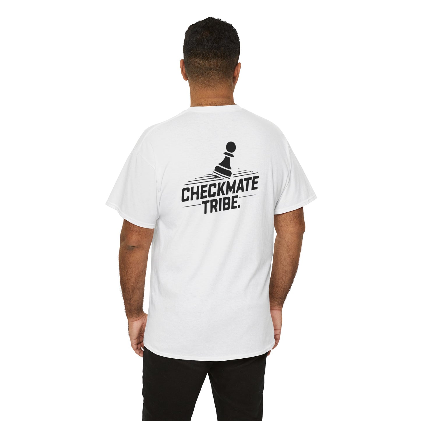 Checkmate tribe™- White Oversized Tee